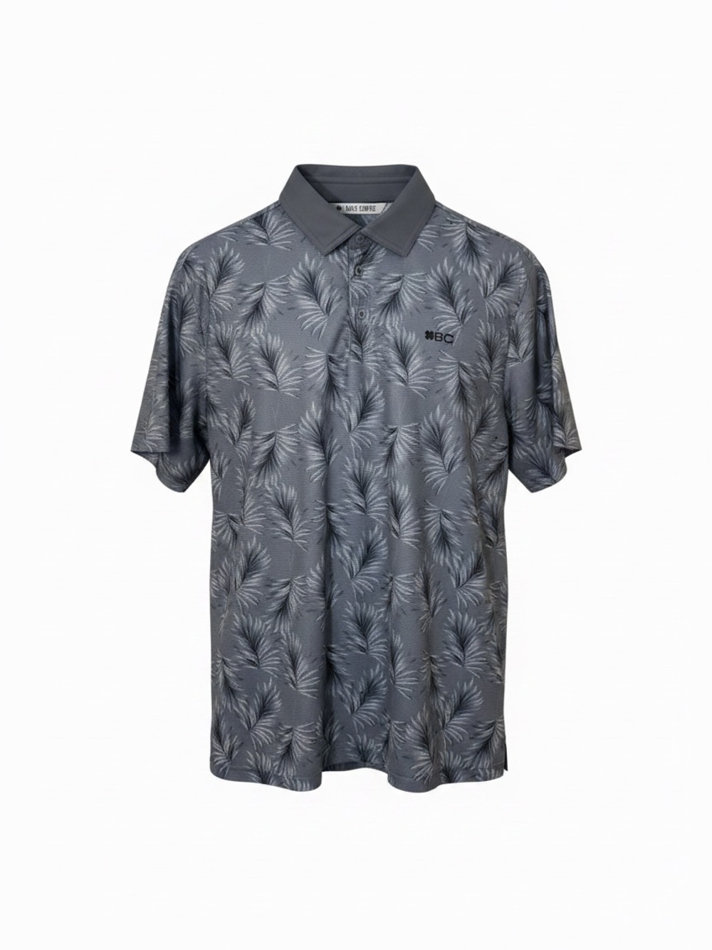 Black Clover Men’s  M Gray Polo Shirt.